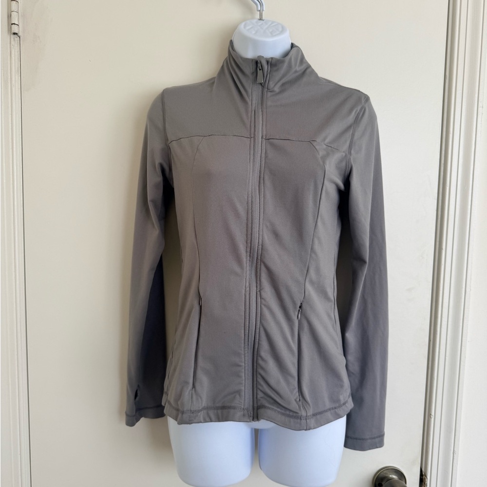Women's Ryderwear Gray Zip Jacket